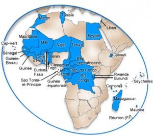 I paesi francofoni in Africa
