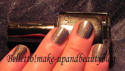 Kiko - Holographic Nail Lacquer n.400 Steel Grey Lavish Oriental Collection