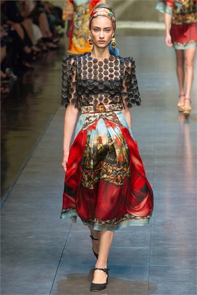 MFW:Dolce&Gabbana; and Giorgio Armani Spring/Summer 2013