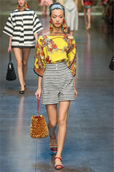 MFW:Dolce&Gabbana; and Giorgio Armani Spring/Summer 2013