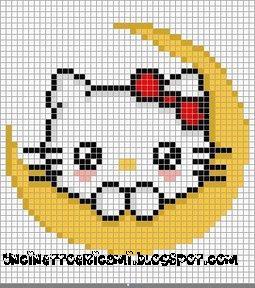 Schema punto croce Hello Kitty