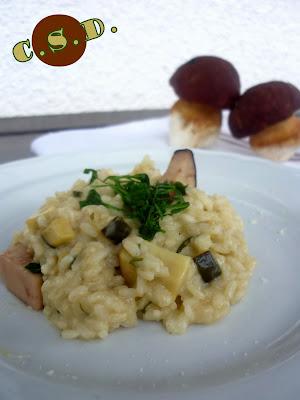 Soffia un vento di cambiamento... risotto con i funghi porcini...