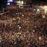 Madrid: piazza occupata per la protesta degli indignados