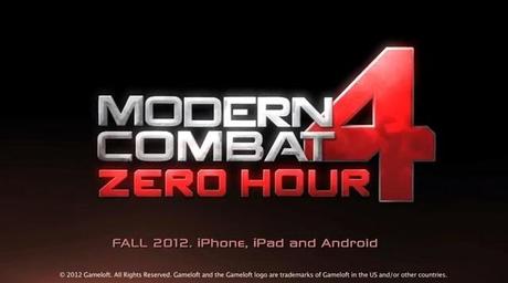 Nuovo trailer per Modern Combat Gameloft 4: Zero Hour Hits The Web