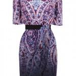 adorn paisley wrap dress Warehouse