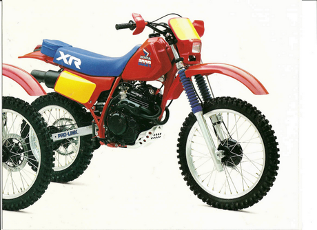 Vintage Brochures: Honda XR 250 R / XR 200 R 1985 (Usa)