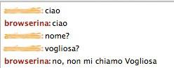 Browserina, ovvero come approcciare una ragazza in chat