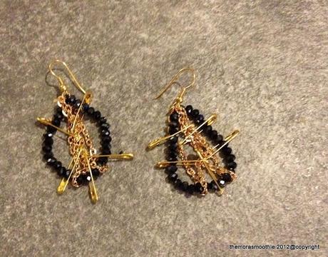 DIY earrings inspired by Tom Binns