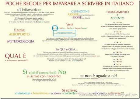 grammatica italiana base