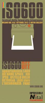 4-7 Ottobre. Milano. ISO600 il Festival della Fotografia Istantanea