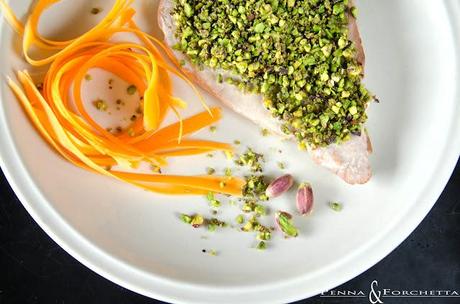 Tonno ai pistacchi - Tuna with pistachios