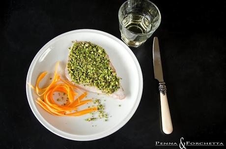 Tonno ai pistacchi - Tuna with pistachios