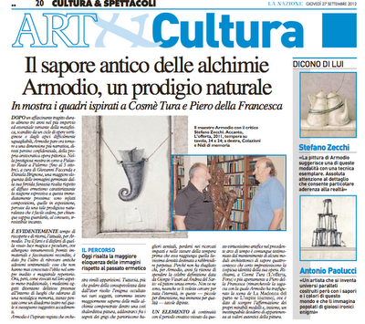 Sulla Nazione di oggi...