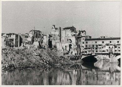 Lungarno Bombardato, Ponte Vecchio, Firenze