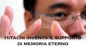 Hitachi inventa il supporto di memoria eterno - Logo