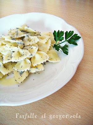 Farfalle al gorgonzola