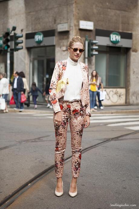 Flower ad Patterns -MFW-Streetstyle #2