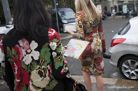 Flower ad Patterns -MFW-Streetstyle #2