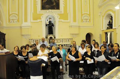 Il Coro di Positano a Cetara per festeggiare Don Nello...
