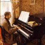 Gustave Caillebotte - Giovane che suona il piano (1876)