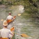 Gustave Caillebotte - Le Canoe (1878)