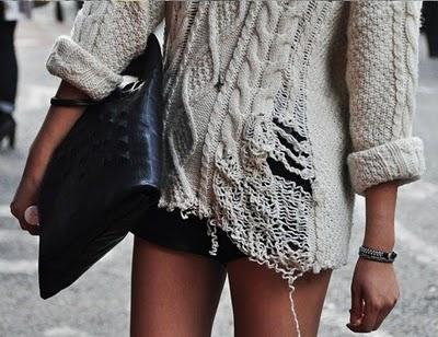 Shredded Sweater ....