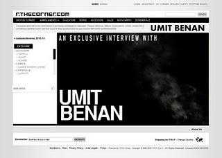 Umit Benan debutta su thecorner.com