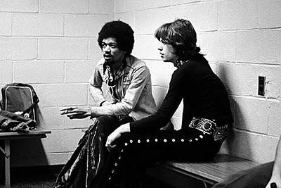 JIMI HENDRIX & MICK JAGGERHo trovato questa bella fot...