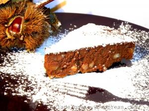 Italian cheesecake…Castagne e cioccolato