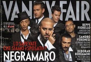 Negramaro e i Gay, Intervista su Vanity Fair