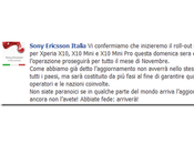 Sony Ericsson: domenica arriva Android famiglia Xperia