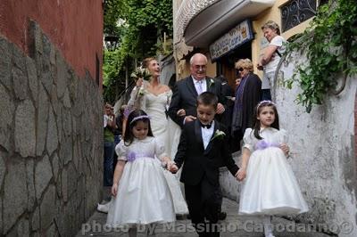 Sposi a Positano: Marianna e Giuseppe