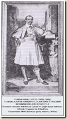 Il Re Otto I con fustanella (costume nazionale albanese) 