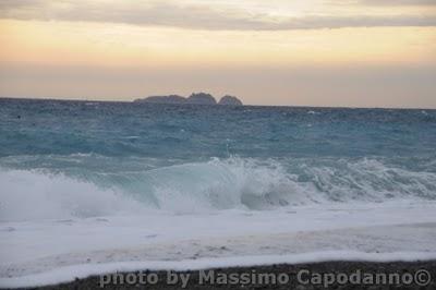 week-end di mareggiate a Positano