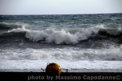 week-end di mareggiate a Positano