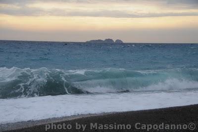 week-end di mareggiate a Positano