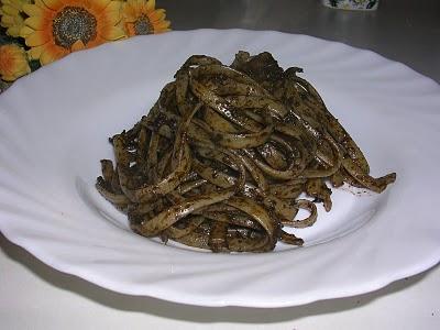 Spaghetti al nero di seppia