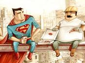 ILLUSTRATION Pausa pranzo Superman