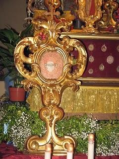 Esposizione reliquie nella cattedrale di Fidenza