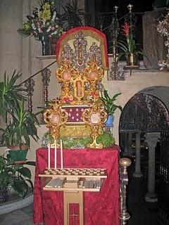 Esposizione reliquie nella cattedrale di Fidenza