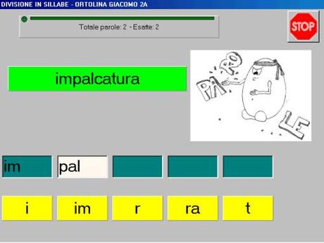 Divisione in sillabe: materiali didattici