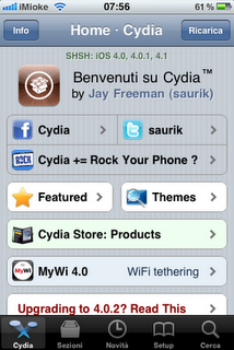 Cydia - Ritorna il salvataggio del SHSH anche per iPhone 3GS