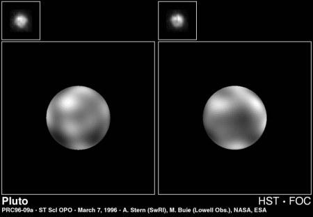 Hubble svela la superficie di Plutone per la prima volta