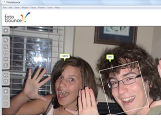 fotobounce per il riconoscimento facciale ed il tag
