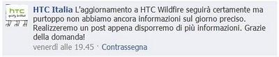 HTC annuncia Froyo per il Wildfire