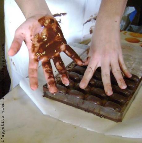 Corso di cioccolatera: VIETATO NON SPORCARSI LE MANI!!!