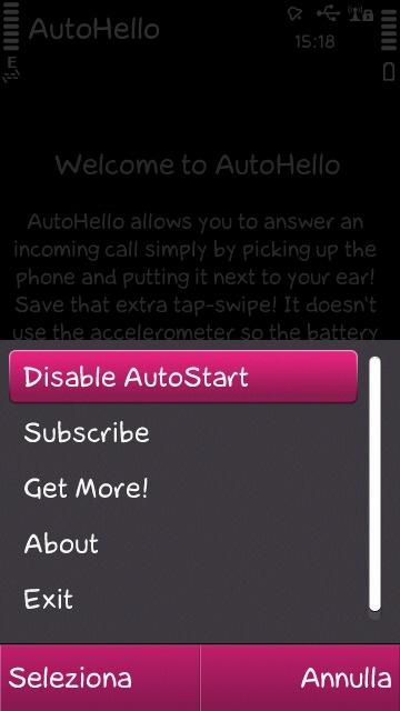 AUTOHELLO – Rispondi al cell avvicinandolo all’orecchio