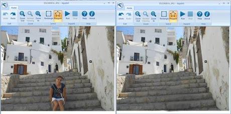 Eliminare oggetti indesiderati da una foto con Inpaint