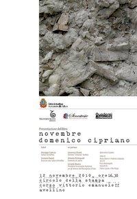 Presentazione del libro “Novembre” di Domenico Cipriano