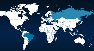 Una mappa mondiale dei cyber attacchi in tempo reale